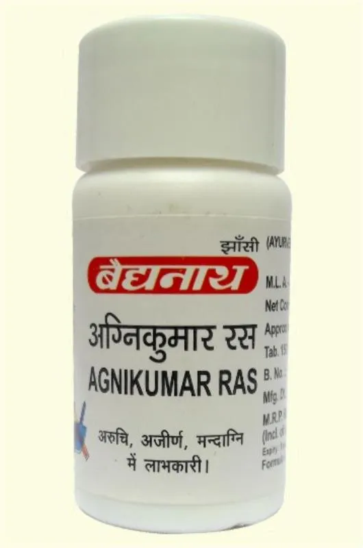 Baidyanath AGNIKUMAR RAS Jar of 80 QTY