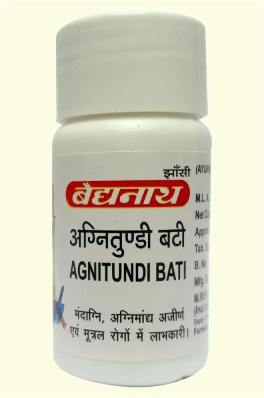 Baidyanath AGNITUNDI BATI Jar of 40 QTY